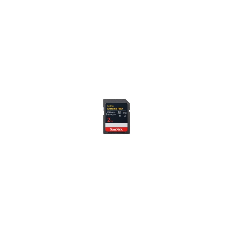 SanDisk Extreme Pro SDXC UHS-I Memory Card 2TB 250MB/s SanDisk Extreme Pro SDXC UHS-I Memory Card 2TB 250MB/s